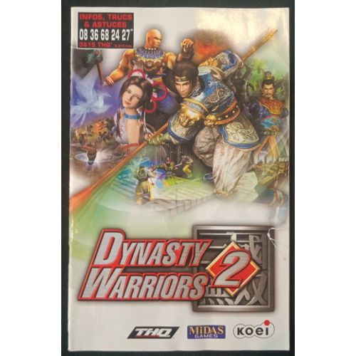 Dynasty Warriors 2 - Notice Officielle - Sony Playstation 2 - Ps2