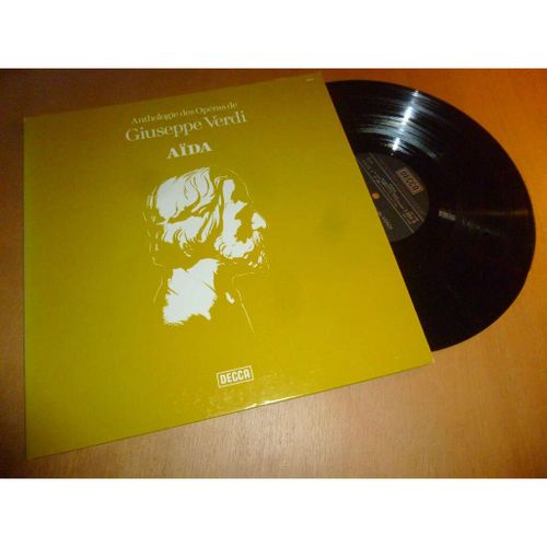 Karajan / Renata Tebaldi / Giulietta Simionato & - Anthologie Des Operas De Giuseppe Verdi : Aida Decca Lp Disque 33 Tours