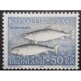 Groenland N°128 Saumon Neuf ** Cote 22,50€