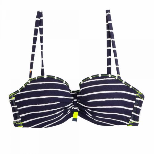 Haut De Maillot De Bain Bandeau Rayé Femme Cherry Beach