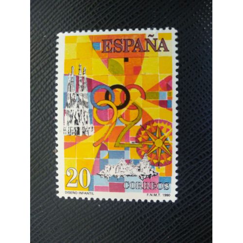 Timbre Espagne Yt 2661 Dessins D'enfants 1990 ( 040606 )