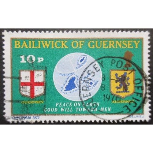 Guernesey N°122 Noel Oblitéré
