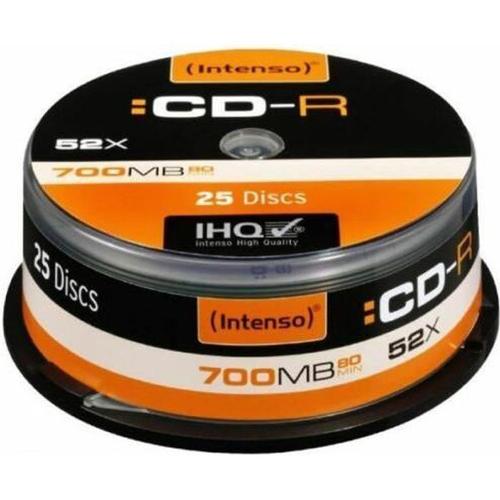 10 x CD VIERGE Disque vierge CD-R 80MIN 700MO Intenso 52X