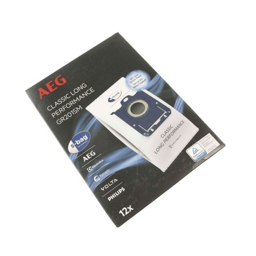 Boite de 12 sacs + 1 filtre GR201SM d'origine Aspirateur (9001669762 9001688242 )