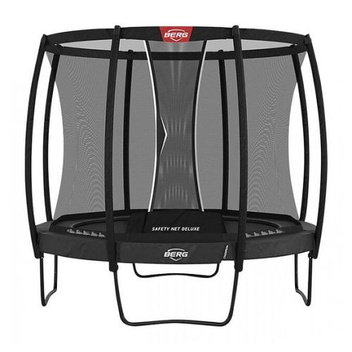 Trampoline Champion Regular 270 Grey Avec Filet De Securité Deluxe