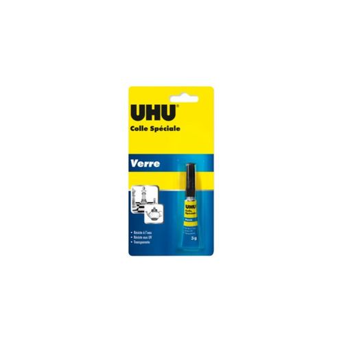 Colle UHU spéciale verre - 3g - 34110
