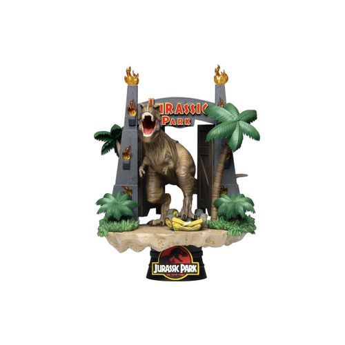 Jurassic Park - Diorama D-Stage Park Gate 15 Cm