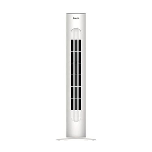 Ventilateur colonne BOREA + 45W - digital - télécommande - blanc