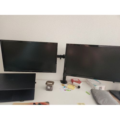 Double écran Acer avec support