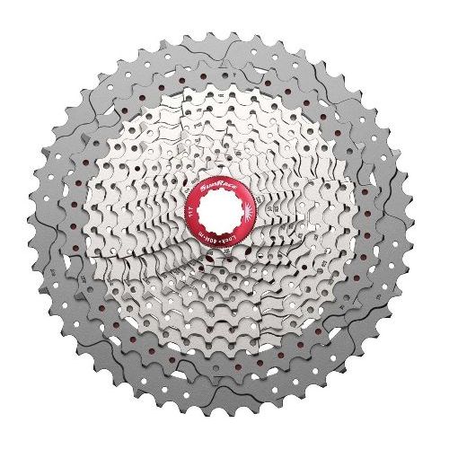 Cassette 12v 11x50 Sunrace Metalic Silver Sram Hg Csmz90 Wa5-Box M