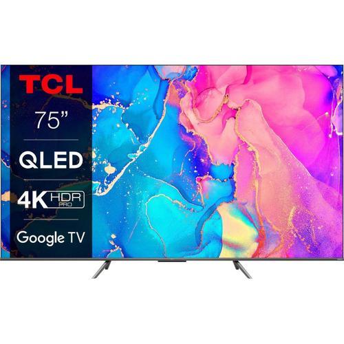 TCL 75C631X1 75" (189 cm) QLED TV, 4K Ultra HD, Android TV, Google TV, Smart-TV