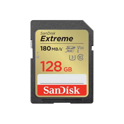 SanDisk Extreme PLUS - Carte mémoire flash - 128 Go - UHS-I U3 / Class10 - SDXC UHS-I