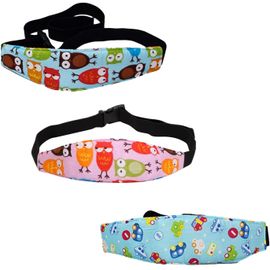3 Pcs Ceinture Sécurité Sièges Auto Voiture,Appuie-Tête De Siège Enfant, Réglable Tête Fixation Holder Pour Enfants, Protéger Cou