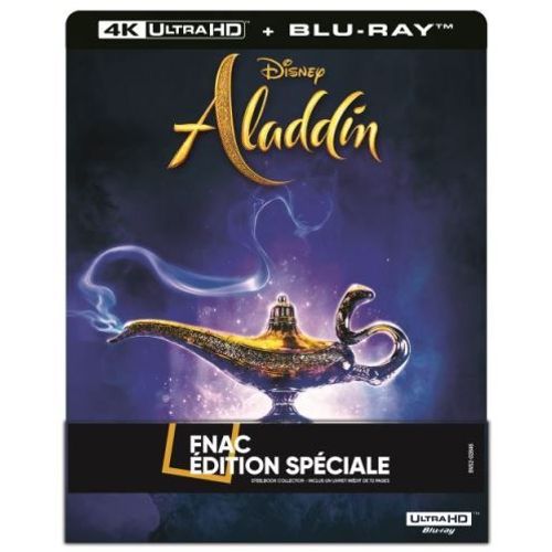 Aladdin - Steelbook Edition Spéciale Fnac Blu-Ray + Blu-Ray 4k Ultra Hd