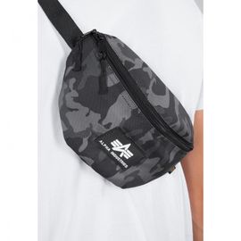 Sac Alpha Industries Rubber Print Waist - Noir Camouflage