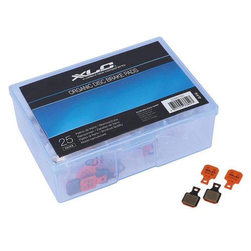 Kit Plaquettes Frein Organiques Acier Pour Shimano Xlc Bp-O20 (25 Paires)