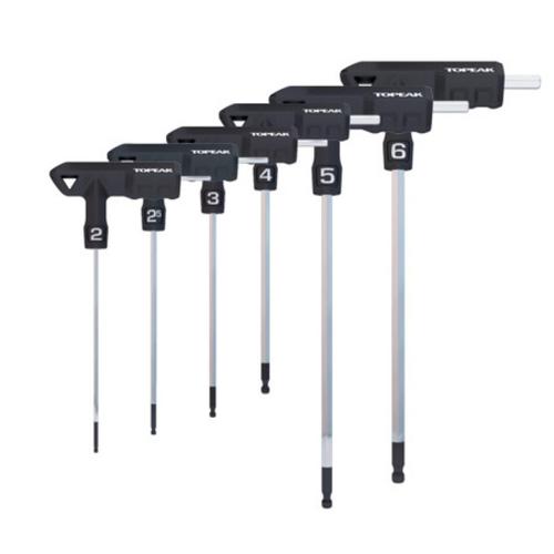 Clés Topeak T-Handle Duohex Wrench Set 6 Tools