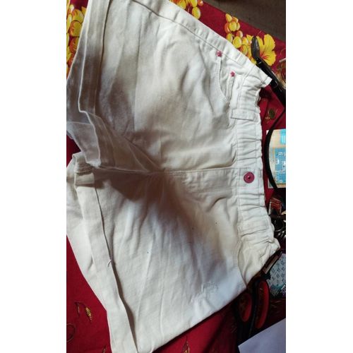 Short Fille Blanc