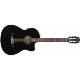 Fender Cn-140sce Nylon Thinline - Touche Noyer - Noire (+ Étui)
