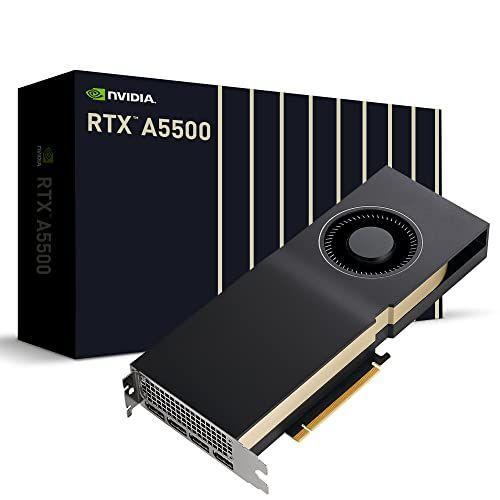 NVIDIA RTX A5500 - Carte graphique - RTX A5500 - 24 Go GDDR6 - PCIe 4.0 x16 - 4 x DisplayPort