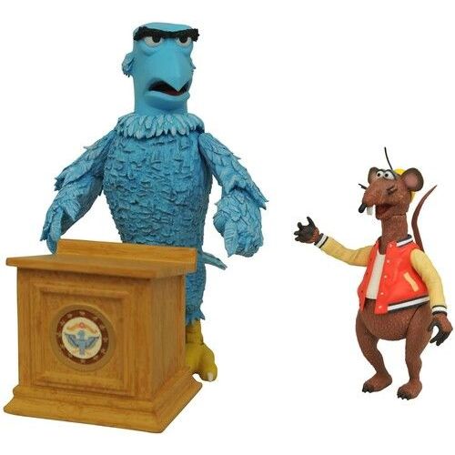 Diamond Select - Muppets Sam The Eagle & Rizzo The Rat Deluxe Figure Set [] F