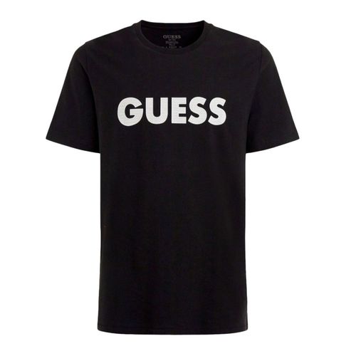 T Shirt Guess Original Logo Homme Noir