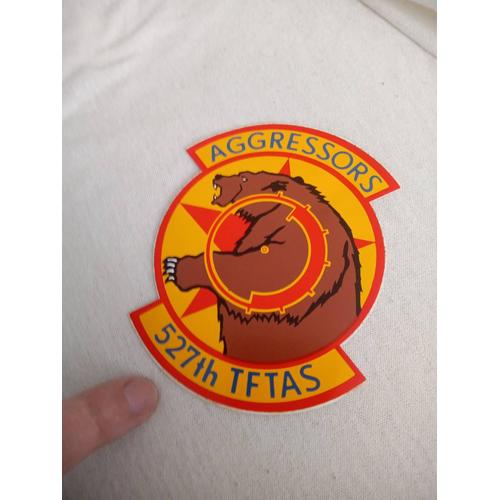 Auto Collant 527 Tftas Agressors Squadron Us Air Force