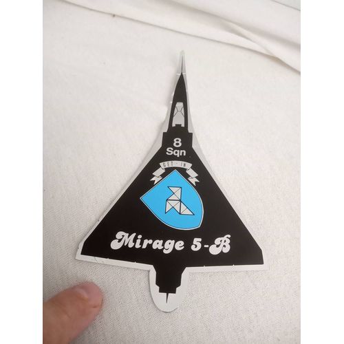 Auto Collant 8 Sqn Get In Mirage 5 - B Armée De L'air Belge