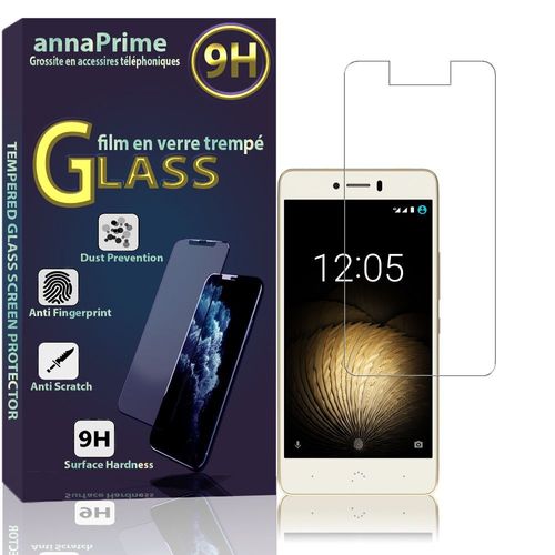 1 Film Verre Trempé Pour Bq Aquaris U Plus 5.0" Protection D'écran