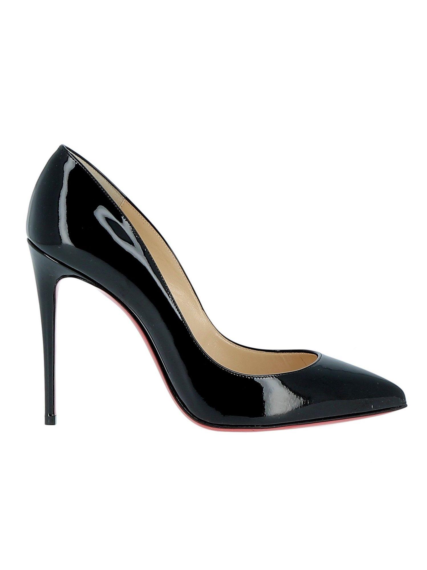 Christian Louboutin Femme 3140495bk01 Noir Cuir Escarpins 39 Rakuten