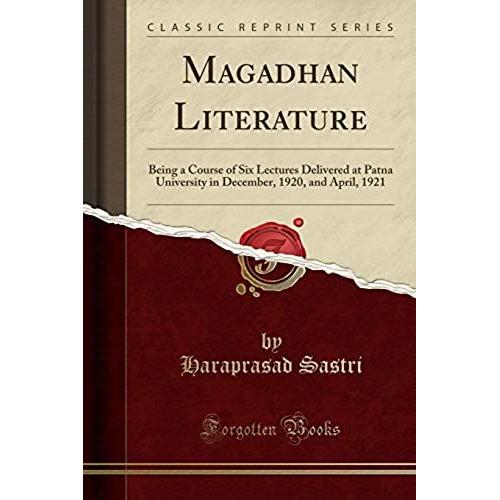 Sastri, H: Magadhan Literature