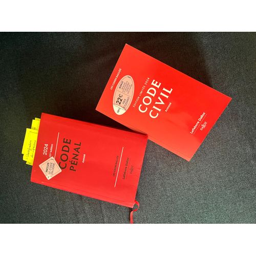 Code Pénal + Code Civil Dalloz Annoté