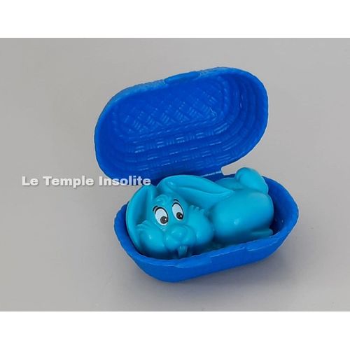 Figurine Kinder Animaux Dans Panier - Lapin Dans Panier K02-73