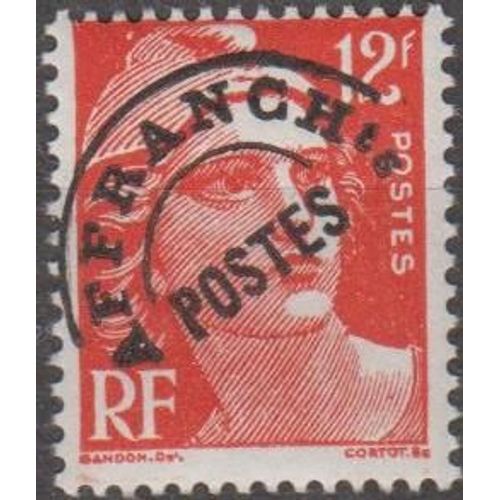 Marianne De Gandon Pré Oblitéré 12 F