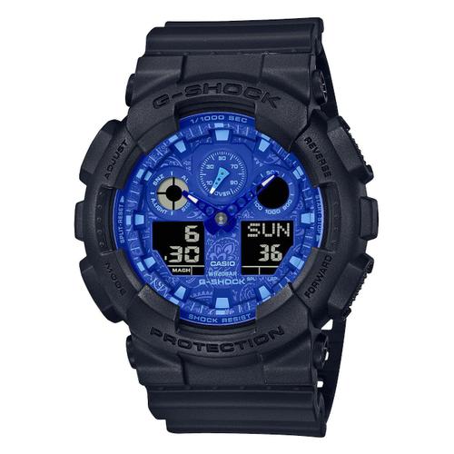 Casio Montre Noir Analogique - Digital Hommes G-Shock Ga-100bp-1aer