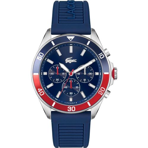Lacoste Montre Bleu Chronographe Hommes Tiebreaker 2011154