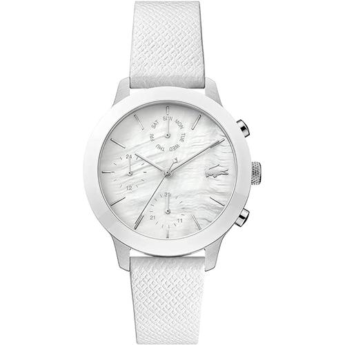 Lacoste Montre Blanc Multi-Cadrans Femmes 12.12 Ceramic 2001151