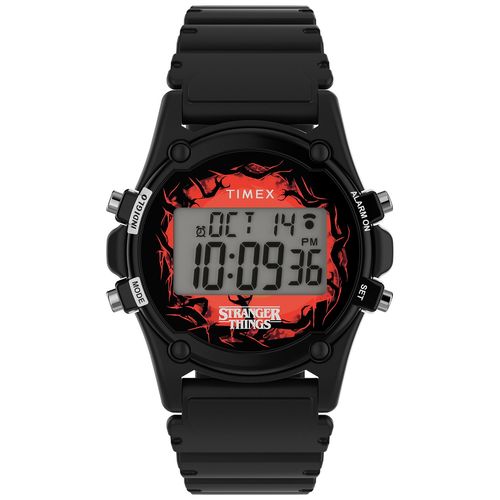 Timex Montre Noir Digital Hommes Stranger Things Atlantis Tw2v51000