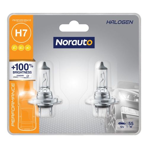 2 Ampoules H7 Norauto Performance +100%