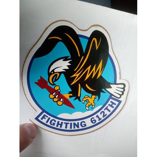 Auto Collant Fighting 612 Th Squadron Us Air Force