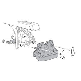 4 Pattes De Fixation Norauto 95
