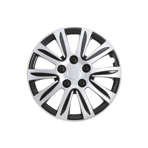 4 Enjoliveurs Gris/Noir Norauto 15 Pouces