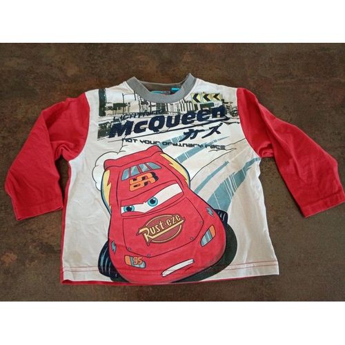 T Shirt Ml Rouge Cars 2 Ans Très Bon État