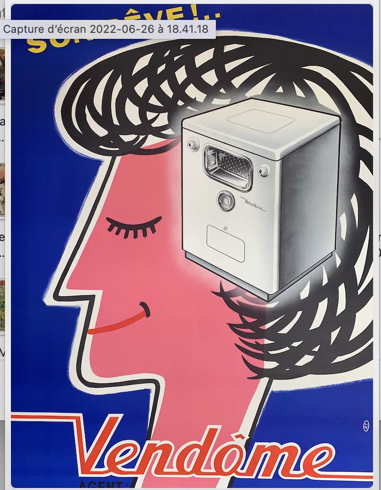 Affiche Vendome Machine Laver