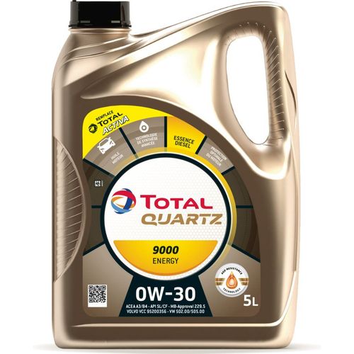 Huile Moteur Total 9000 Energy 0w30 Essence Et Diesel 5 L