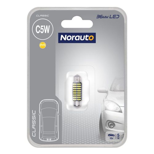 1 Ampoule Navette C5w 36mm Norauto Led