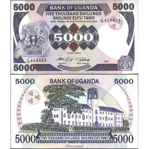 Ouganda Pick-No: 24b Neuf 1986 5000 Shillings