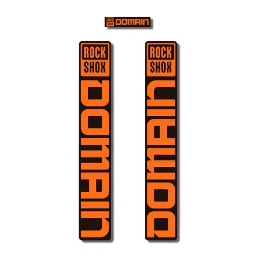 Autocollants Compatible Avec De Fourche De Vélo Rock Shox Domain 2021 Rc/R