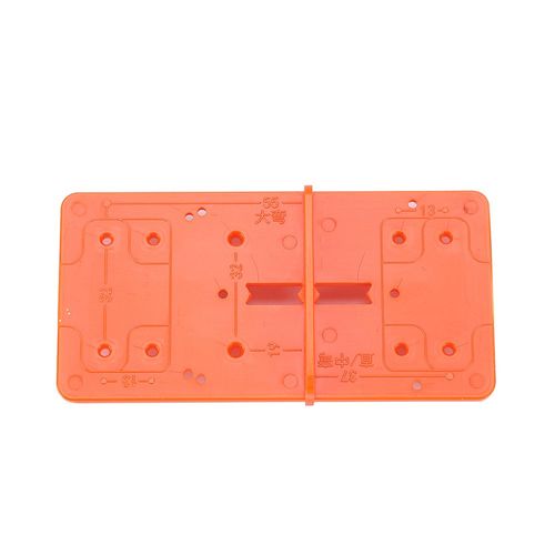 Orange Upgrade Guide de perçage des trous de charnière, plastique 35mm poinçon de travail du bois localisateur pour les armoires Installation modèle de bricolage outils pour le travail du bois ""Nipseyteko""