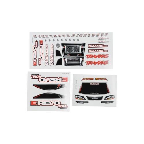 Planche D'autocollants E-Revo 1/16 - Traxxas Trx7113-Traxxas